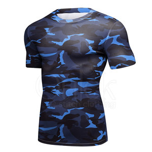 Chemises de compression d'impression de camouflage d'OEM pour les hommes confortables pour l'usage extérieur en vente - Product Image 2