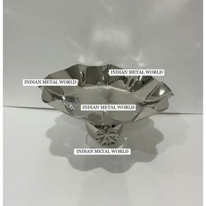 Bonbons en métal argenté de la plus haute qualité Desserts bol de service bol de Design moderne pour les mariages occasions spéciales bols à chocolat - Product Image 6