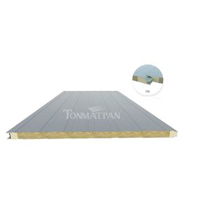 Tonmat Group Mur de 10cm pour panneau de laine de roche avec surfaces EBL Rib Style design moderne pour les centres commerciaux Offre Spéciale - Product Image 1