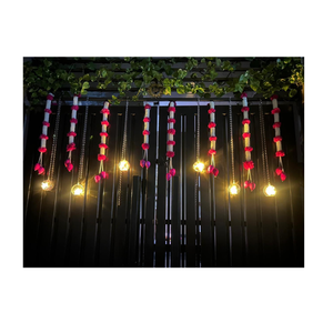 OM Fashion Studio Artificial Silk/Plastic <b>Flower</b> String Indian Wedding <b>Garland</b> Outdoor Hanging Home Decor Gajara - Product Image 3