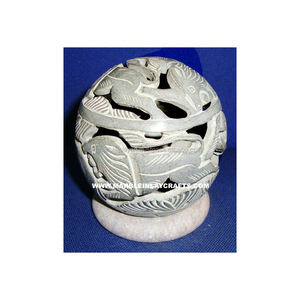 Soapstone <b>Candle</b> holders Beautiful Handwork Lamp, Stand - Product Image 1