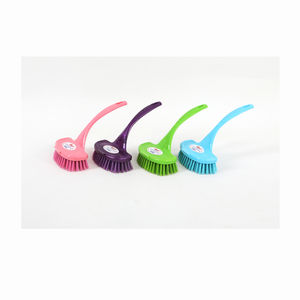 Brosse de nettoyage multifonctionnelle portable de style simple en plastique ovale pour baignoire et lavabo, idéale pour surfaces lisses - Product Image 2