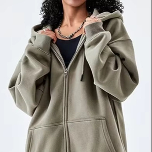 ... Sudadera con capucha de algodón para mujer, informal, ligera, cálida, cómoda, ideal para uso diario y actividades al aire libre - Product Image 1