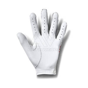 Gants de golf en cuir véritable personnalisables de haute qualité pour hommes et femmes, main droite, logo personnalisé, antidérapants, légers, fabriqués au Pakistan - Product Image 4