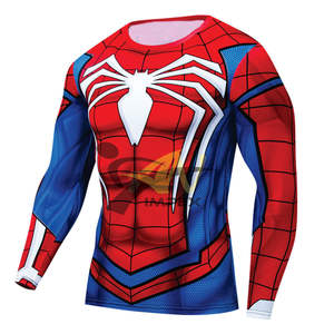 Haute qualité conception personnalisée Compression Gym chemises surf à manches longues UV BJJ Spandex Rashguard MMA sublimé hommes Rash Guard - Product Image 3