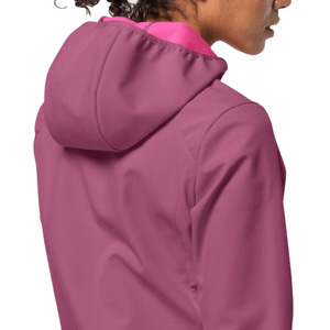 Chaqueta Impermeable con Capucha Fija de Estilo Casual de Primera Calidad para Mujer, Chaqueta Softshell para Invierno - Product Image 3