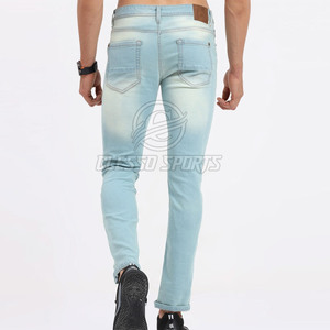 Nouveau design, meilleur prix, vente en gros de jeans pour hommes adultes, streetwear, respirants et confortables. - Product Image 4