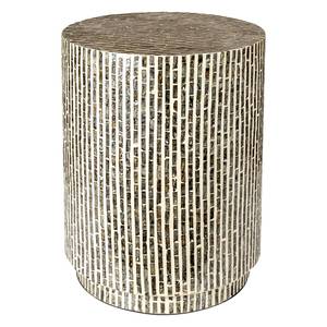 โต๊ะกาแฟหรูหราคุณภาพสูงพร้อมฝังมุกทำในเวียดนามโต๊ะข้างแอเรียลสีขาว Capiz สำหรับห้องนั่งเล่น - Product Image 1