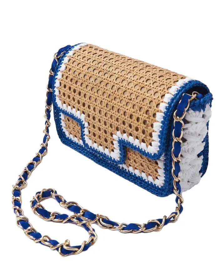 Designer Crochet Bag Crochet Foraging Bag Handmade Girl Shoulder Cutout Crochet Market Bags Handbags