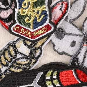 embroidery patches for backpacks embroidery patch for jackets embroidery patch for hats <b>Lipstick</b> Love Star mens or womens - Product Image 4