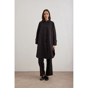 Cape imperméable décontractée noire - Product Image 2