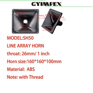 ฮอร์นลำโพงคุณภาพสูง Throat Difusores Horns tweeter waveguide ขนาด 1 นิ้ว ทำจากวัสดุ ABS สำหรับลำโพง Line Array สำหรับลำโพงเสียงระดับมืออาชีพ - Product Image 2