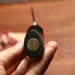 Venta al por mayor personalizado OEM ODM fábrica de cubiertos profesional Extra afilado Chef japonés Damasco cocina Chef cuchillo con mango de madera - Product Image 6