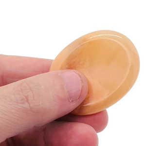 Pierres d'inquiétude de jade jaune | Pierres de poche en cristal naturel pour la guérison, la méditation et le soulagement du stress | Fourniture en gros - Product Image 5