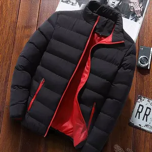Veste d'hiver pour homme, imperméable, matelassée, sur mesure, fermeture éclair sur le devant, respirante, en polyester, best-seller, dernier design - Product Image 3