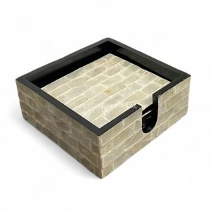 Posavasos de Nácar Estilo Bohemio, Hecho en Vietnam, para Pedidos al por Mayor de Decoración de Interiores y Uso en la Mesa - Product Image 1