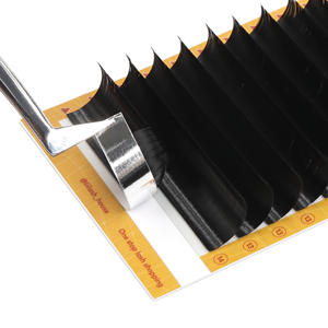 Extensions de cils individuelles faciles à poser, effet éventail en 1 seconde, extensions de cils en vison doux et moelleux, vente en gros OEM ODM - Product Image 2