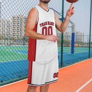 Maillot de basket-ball personnalisé pour hommes jeunes BSCI respirant personnalisé, vêtements de sport en gros Maillot de basket-ball réversible - Product Image 5
