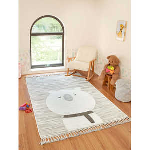 Alfombra Infantil Multicolor Netline Home Depot, 100% Poliéster, KI003, Fácil de Limpiar, Duradera, para Dormitorio o Estudio, Antideslizante - Product Image 3