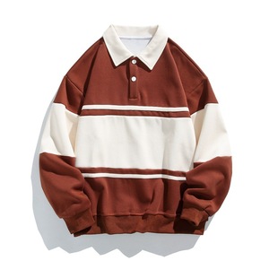 Best Selling Premium Quality Polo <b>Shirts</b> Men Plus Size Men's Striped Long Sleeve Polo <b>Rugby</b> Polo <b>Shirts</b> <b>For</b> Men <b>Women</b> - Product Image 3
