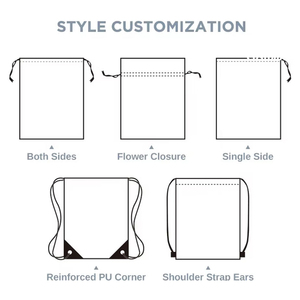 กระเป๋าเป้สะพายหลังถุงผ้าแคนวาสสำหรับเล่นกีฬาผ้าไนลอนความจุถุงช้อปปิ้งผ้าโพลีเอสเตอร์พร้อมโลโก้แบบกำหนดเอง - Product Image 5