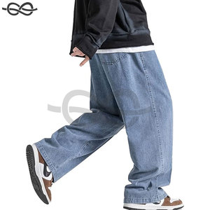 Jean Jogger Homme Personnalisé Hip Hop Coupe Ample Streetwear Biker Baggy Imprimé Cargo Tendance Confortable en Velours Côtelé - Product Image 4