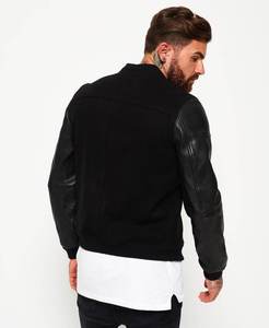 Diseño de logotipo personalizado Impreso Chaquetas universitarias de béisbol para hombre Impermeable Casual Cortavientos Cierre de cremallera Tallas grandes Invierno - Product Image 5