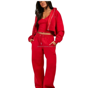 Chándales de Invierno para Mujer de Alta Calidad, 100% Algodón, Transpirables, con Cierre, Estilo Premium, Cómodos y Modernos - Product Image 3