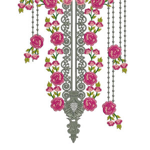 Patchs de travail miroir broderie à la main Vintage-magnifiques patchs de cou faits à la main - Product Image 3