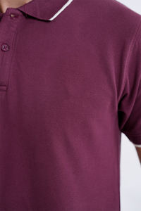 เสื้อยืดผ้าถักสำหรับผู้ชายสไตล์ไม่ซ้ำใครกันรอยยับเสื้อผ้า100% แบรนด์เนมทำจากผ้าฝ้าย - Product Image 5