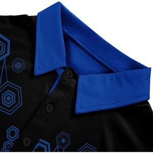 Men's Custom Design Sublimation Printed Breathable for <b>Polo</b> T-Shirts Unique Style <b>Long</b> Breathable Factory Price Short <b>Sleeve</b> - Product Image 4