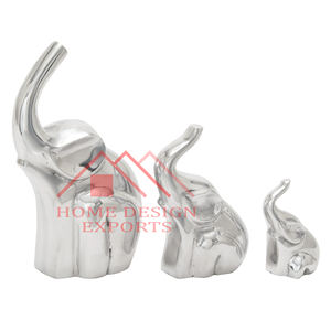 Escultura de Mesa de Metal y Aluminio para Sala de Estar, Escultura de Mesa de Elefante - Product Image 6