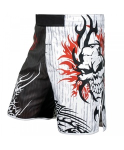 Wholesale Sporty Solid Quick Dry Spandex/Polyester Customized Design Sublimation Printing MMA <b>Shorts</b> <b>for</b> <b>Men</b> - Product Image 2