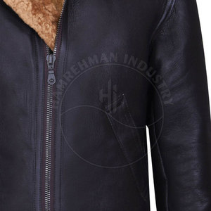 Hot Selling <b>Men's</b> High Street Style Eco-Friendly Breathable Winter <b>Shearling</b> <b>Jacket</b> - Product Image 4