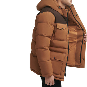 Vestes matelassées pour hommes Nouvelle veste bulle personnalisée à la mode Vestes matelassées à manches longues d'hiver personnalisées - Product Image 2