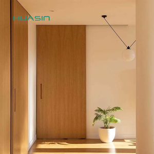 Huasin Customized Solid Wood Interior <strong>Door</strong> Modern Design Wooden <strong>Door</strong> For Residential House - Product Image 6