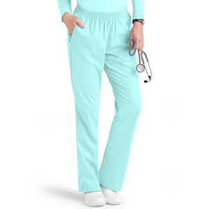 Uniformes de hospital de alta calidad de algodón elástico blanco unisex uniformes de enfermera de lona de verano al por mayor - Product Image 3