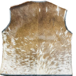 Meilleure qualité prix raisonnables gilet en cuir de vachette pour hommes nouveau dernier design gilet en cuir de vachette de vélo pour hommes pour adultes - Product Image 4