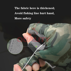 Gants de pêche durables à doigts entiers avec coque imperméable renforcée et doublure thermique pour temps froid et conditions humides - Product Image 4