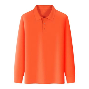 OEM Custom Logo Wholesale Wholesale High Quality Comfort Long Sleeve Polo <b>T</b>-<b>shirts</b> <b>Collar</b> Luxury 100% Cotton Polo <b>Shirt</b> for Man - Product Image 6