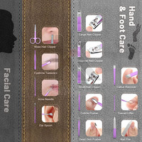 Coupe-ongles professionnels en acier inoxydable de haute qualité 5 en 1, légers et réutilisables, kits de pédicure pour personnes âgées, nouvelle arrivée en ligne