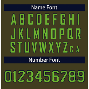 Chaqueta universitaria personalizada, abrigo tipo letterman verde oliva con nombre bordado y diseño de letras del equipo, chaqueta de abrigo - Product Image 5