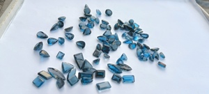 Mehrajudin Gems, Topacio Azul de Londres, Gema Natural Suelta, Mayorista de Jaipur, Ofrece Corte de Diferentes Formas, 4-12 Quilates, Certificado por Terceros - Product Image 3