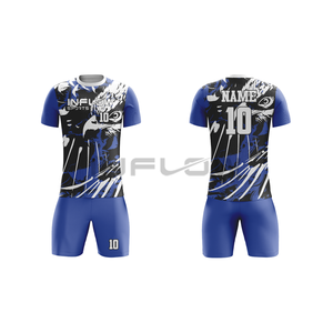 เสื้อฟุตบอลระบายอากาศเสื้อทีมฟุตบอลเสื้อทีมฟุตบอลผ้าโพลีเอสเตอร์100% เสื้อสโมสรสินค้าแห้งเร็วปรับแต่งโลโก้ได้ - Product Image 1