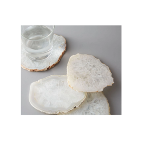 Classic Design <b>Coasters</b> Set of 4 Sliced Thick with Felt Bumper Authentic Handmade Brazilian <b>coasters</b> For home Decoration Matt - Product Image 5