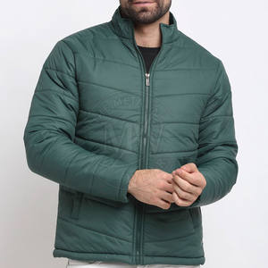 2025 hiver extérieur hommes vestes bouffantes de haute qualité séchage rapide avec col montant bas prix avant Logo Placement - Product Image 1