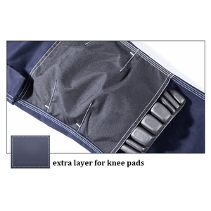 Pantalón de Trabajo Ligero de Cintura Media, Transpirable, para Verano, con Botones y Múltiples Bolsillos, Venta Directa de Fábrica - Product Image 5