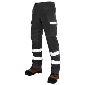 Pantalon de sécurité pour hommes en coton de qualité supérieure fabriqué au Pakistan, robuste, service OEM en gros, couleurs et design personnalisés, couture de précision - Product Image 1