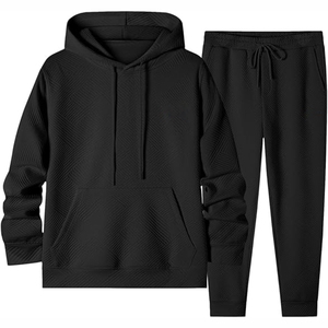 Vente en gros de survêtements de haute qualité pour un style respirant parfait pour la salle de sport décontracté en plein air 100% coton/polyester survêtement - Product Image 1
