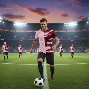 Maillot de football le plus vendu, design populaire, maillot de football personnalisé, couleur personnalisée, fabriqué au Pakistan - Product Image 6